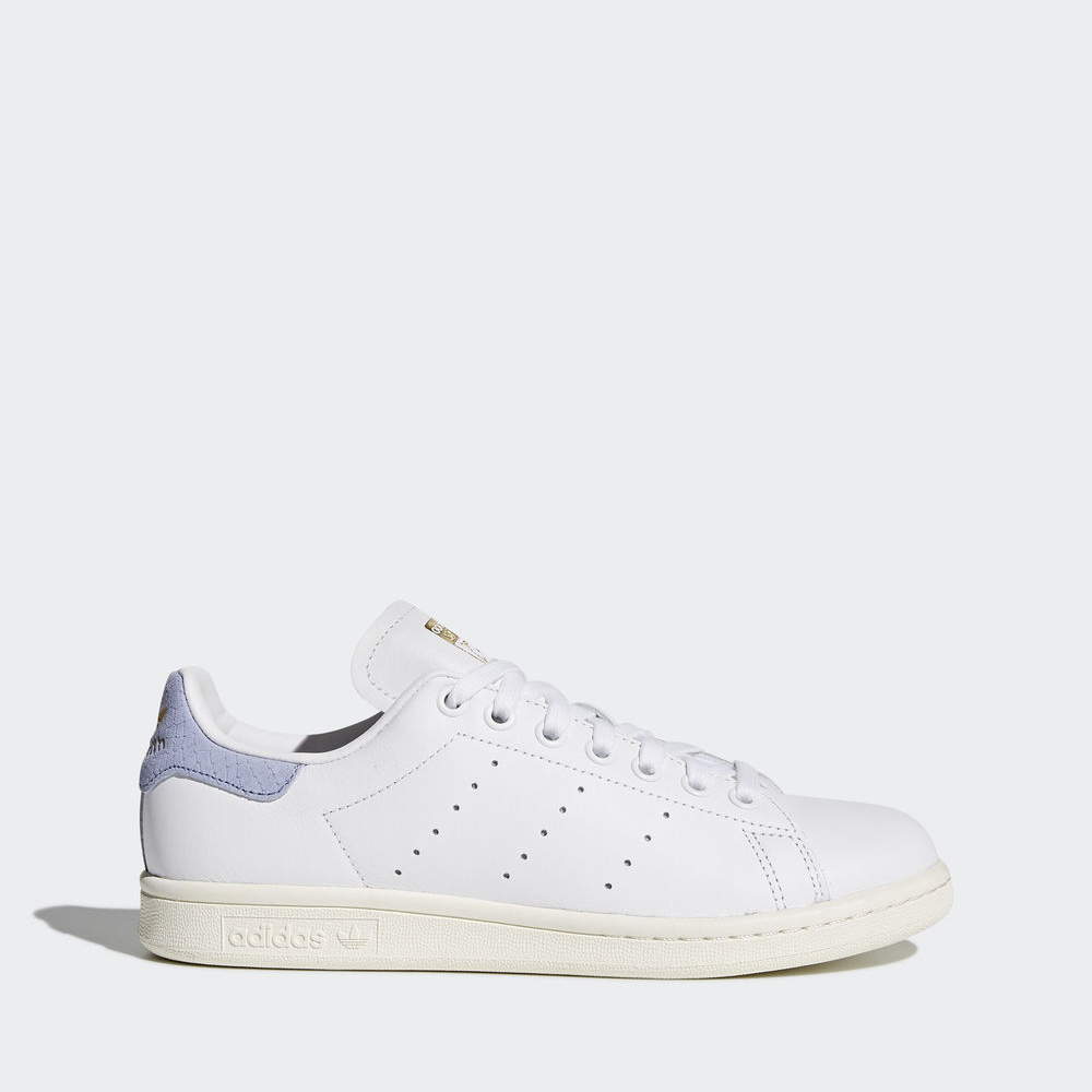 Adidas Stan Smith - Originals γυναικεια - Ασπρα/Ασπρα/Μπλε,Μέγεθος: EU 36 – 54 2/3 (975SAETR)